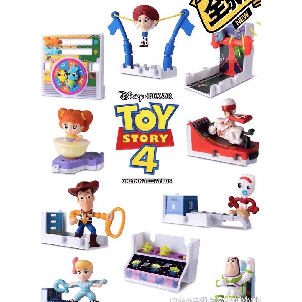 Mcdonald s Collection Happy Meal Toys Toy Story 4 Original Ready Stock Buzz Lightyear Woody Mcdonald Vintage Shopee Malaysia