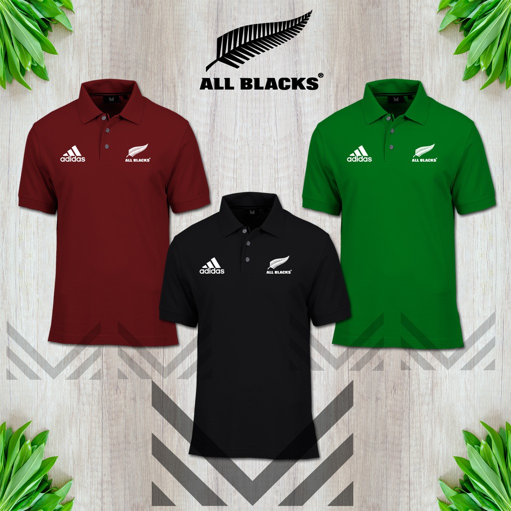 Ready Stock All Blacks Polo T Shirt 100 Premium Fabric Unisex Polo