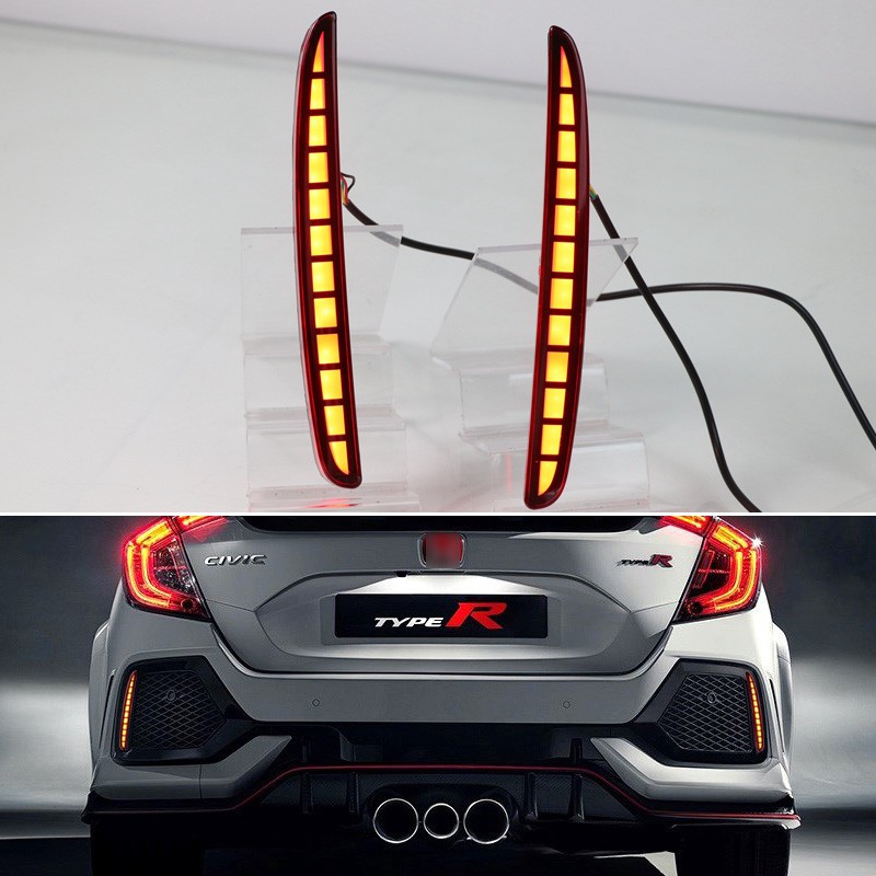 Honda Civic FC FK7 FK8 16-20 / City Hatchback 20-25 LED Rear Bumper ...
