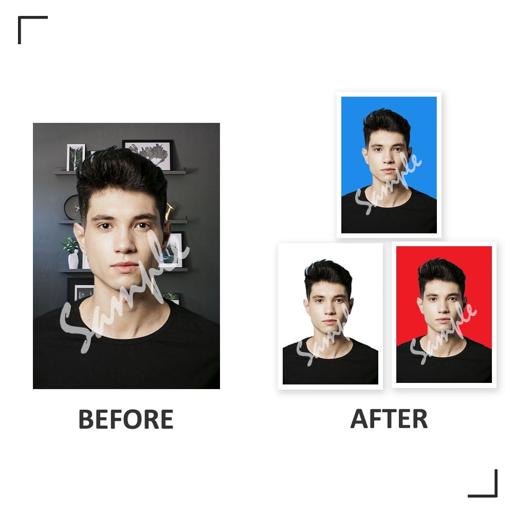 Passport Size Photo / Gambar Saiz Passport / Gambar Resume | Shopee ...