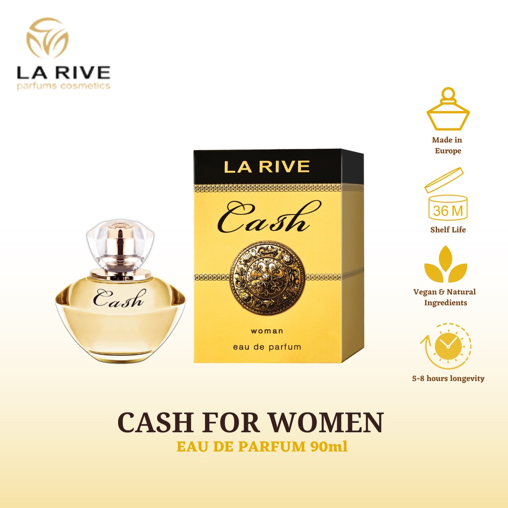 La Rive Cash Woman edp 90ml Shopee Malaysia