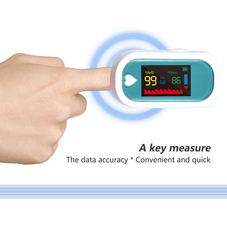 Asiamedic Oximeter - Portable Monitor Heart Rate Finger - Fingertip ...