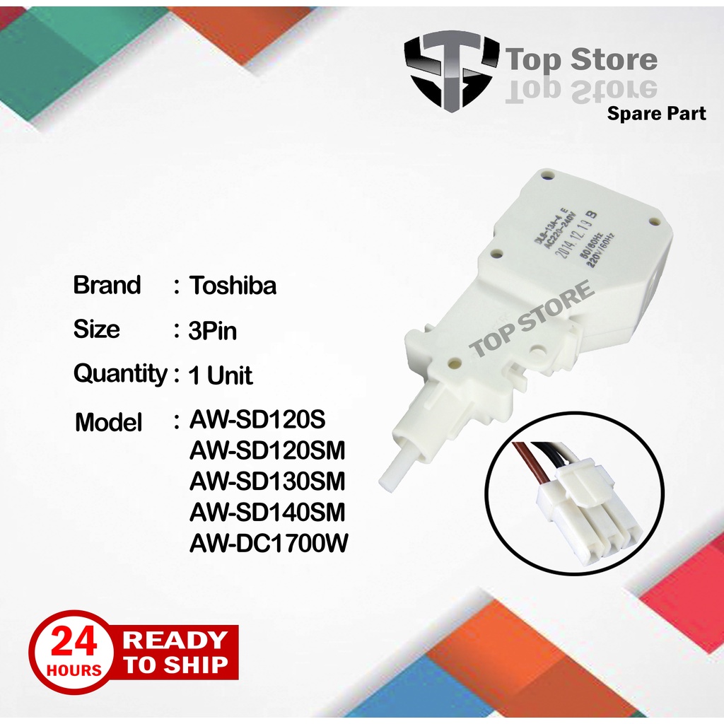 Toshiba Washing Machine Lid Lock AWSD120S AWSD120SM AWSD130SM AW