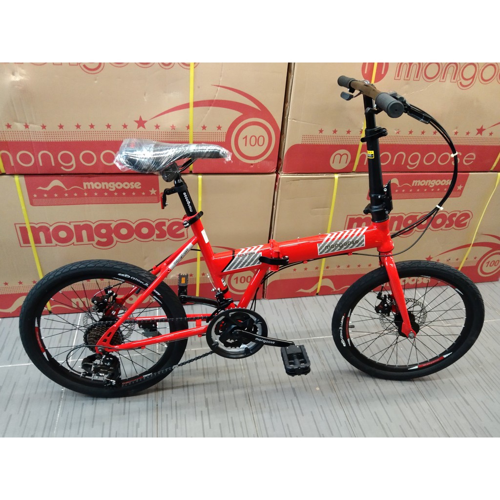 Mongoose folding best sale bike 24