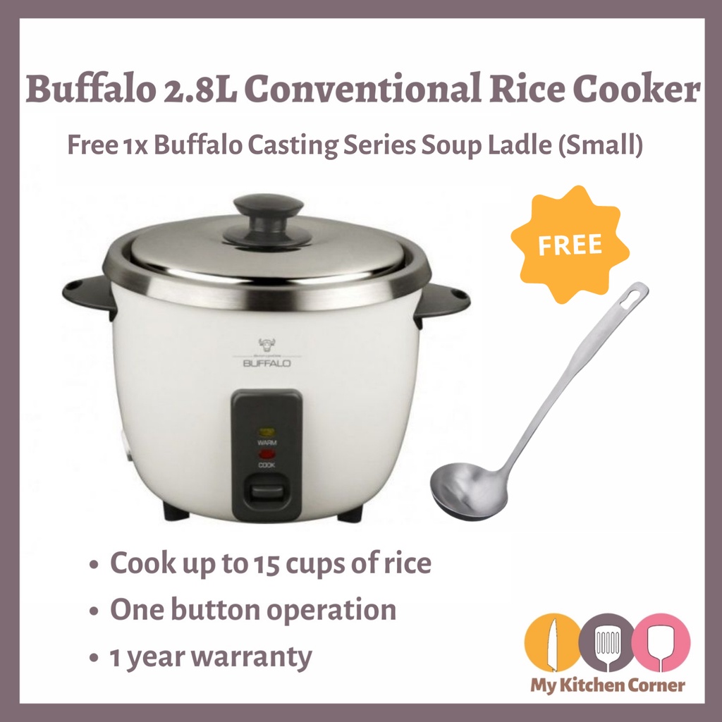 BUFFALO CLASSIC RICE COOKER 1.0L (5 Cup)