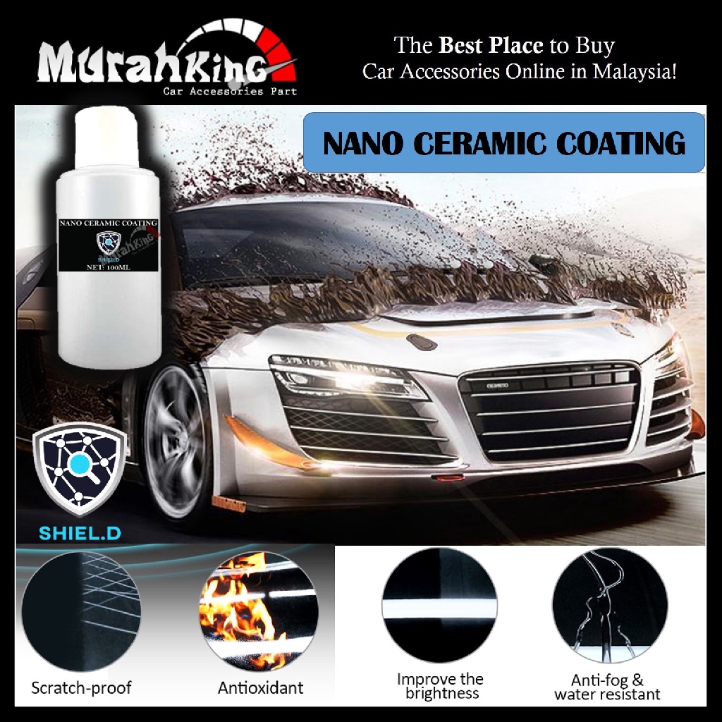 Platinum 5-Year Ceramic Car Coating Kit - High Gloss Polysilazane Paint Protection, 100ml