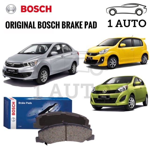 BOSCH FRONT BRAKE PAD for MYVI LAGI BEST 1.3 1.5 2011 2017 AXIA