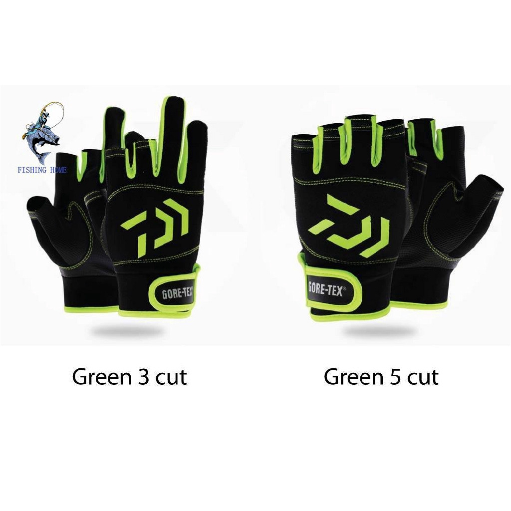 Sudden Proposal DAIWA Gore-Tex Gloves 5 Inches 3 Inches Cut Daiwa Fishing  Accessories