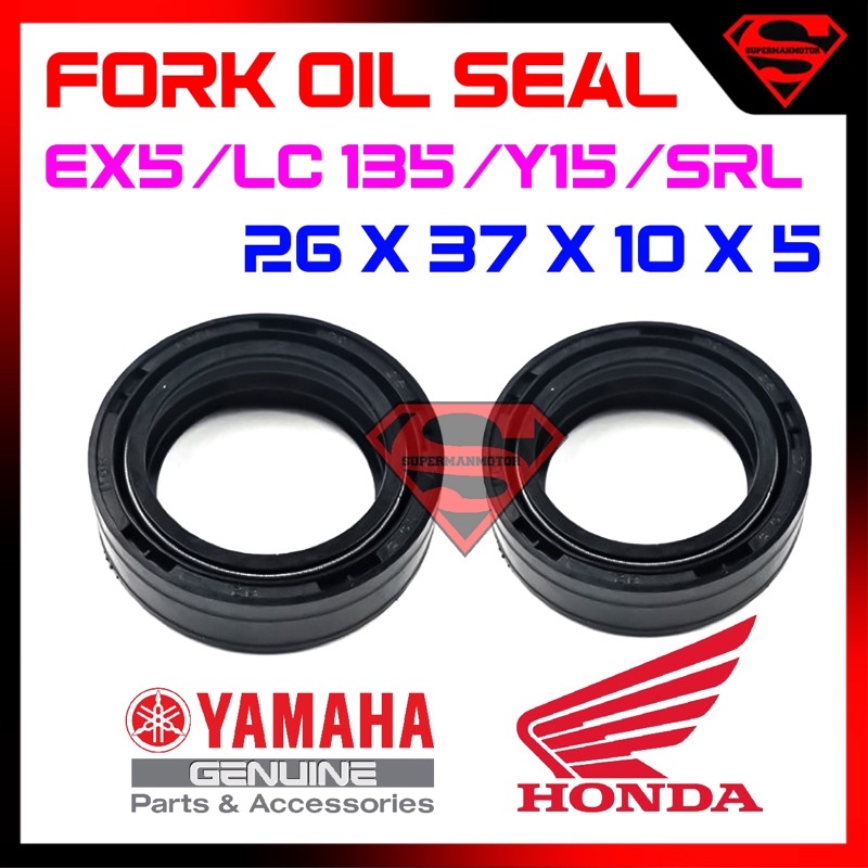 FORK OIL & OIL SEAL FORK YAMAHA LAGENDA LC135 EGO LC 135 Y15 V1 V2 SRL