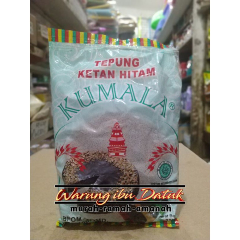 HITAM Kumala Black Glutinous Rice Flour 250gr | Shopee Malaysia