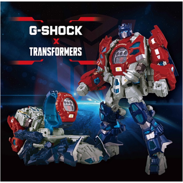 Casio G-Shock x Takara Tomy Transformers DW-6900TF-SET watch