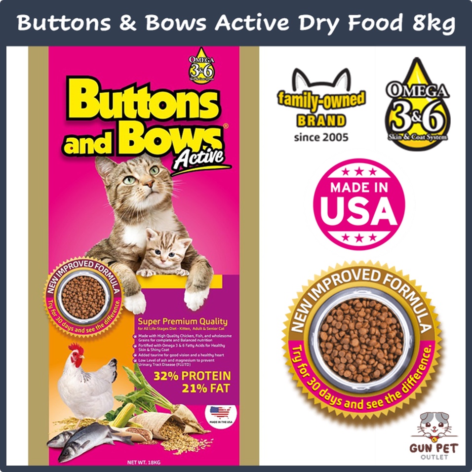 Button and bows kitten hot sale