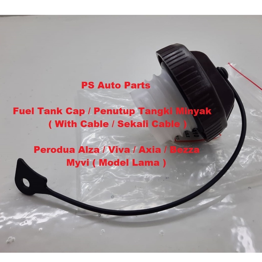 Perodua Alza Viva Axia Bezza Myvi Model Lama Fuel Tank Cap With Cable