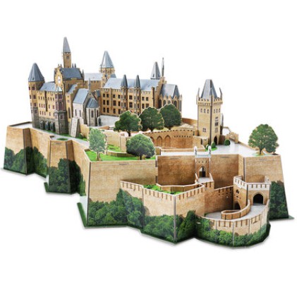 3D Puzzle Building Model - Castle of Hohenzollern in Germany DIY ...