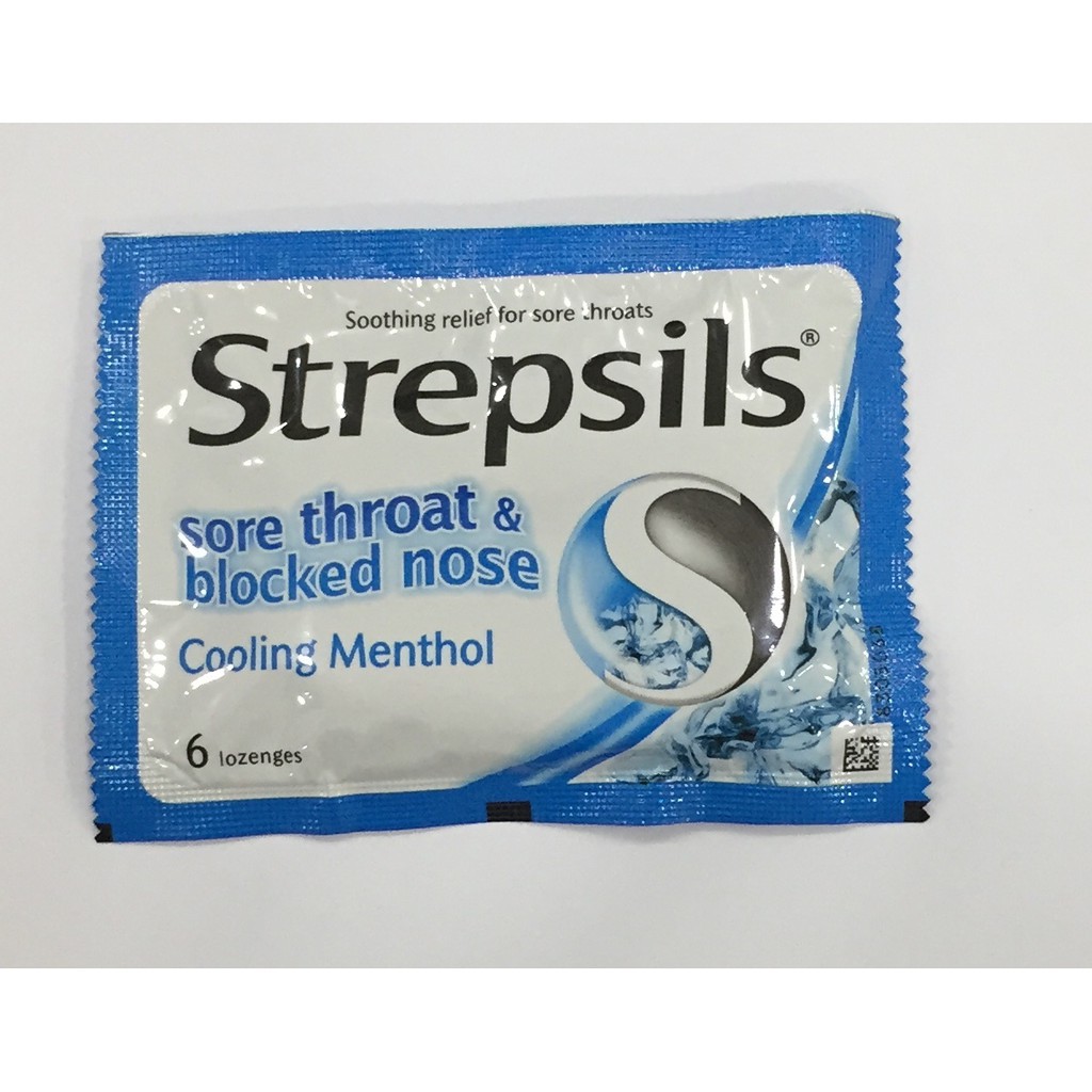 Strepsils Sore Throat & Blocked Nose Cooling Menthol 6's Shopee Malaysia
