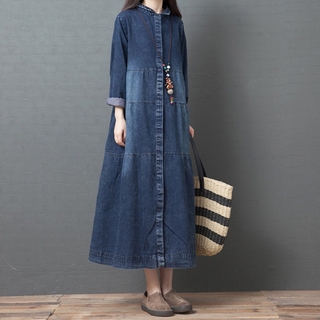 Jeans best sale long dress