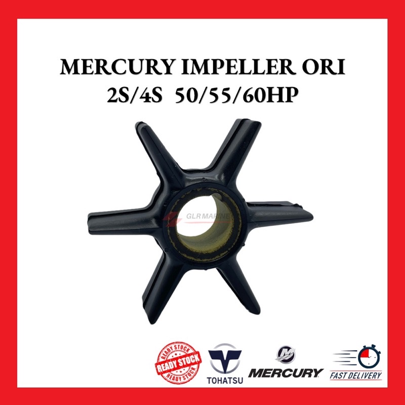 MERCURY ORI IMPELLER 50HP 55HP 60HP SMALL GEAR BOX 2STROKE 4STROKE KIPAS AIR YMM TAIWAN WATER