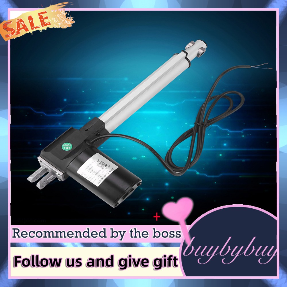 Electric 6000N 1320lbs Lift Heavy Duty DC12V Linear Actuator W/ Motor