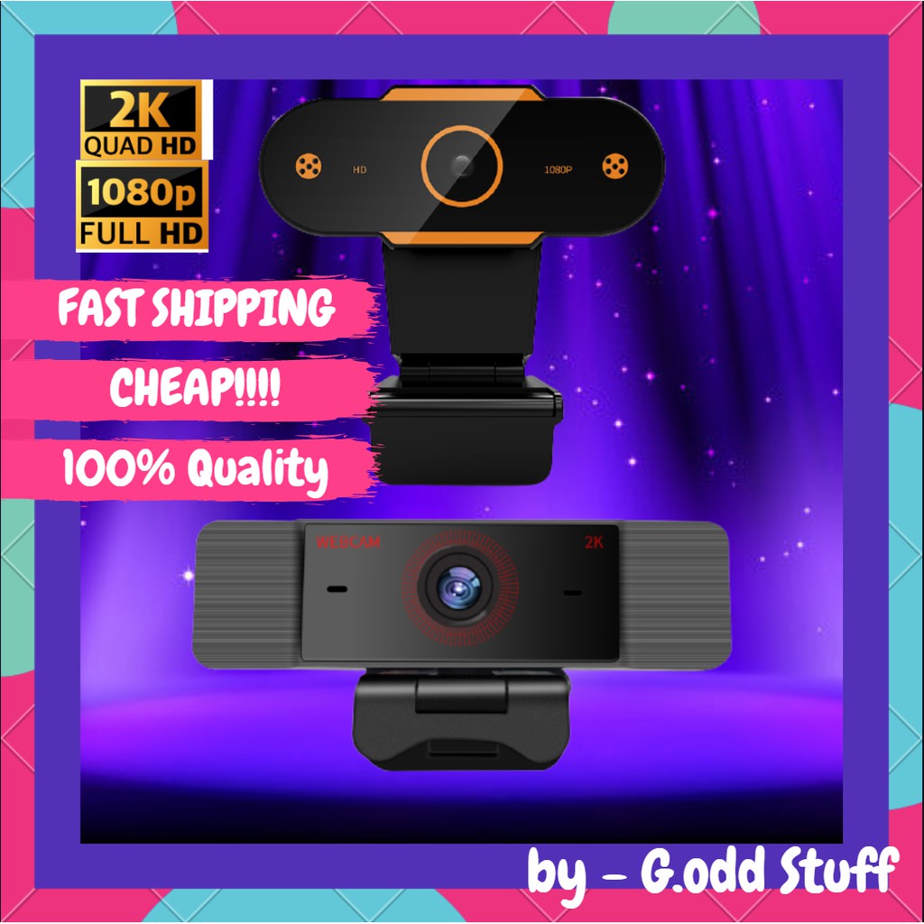 [READY STOCK] 2K,1080P Digital Webcam for PC computer Laptop Built-in ...