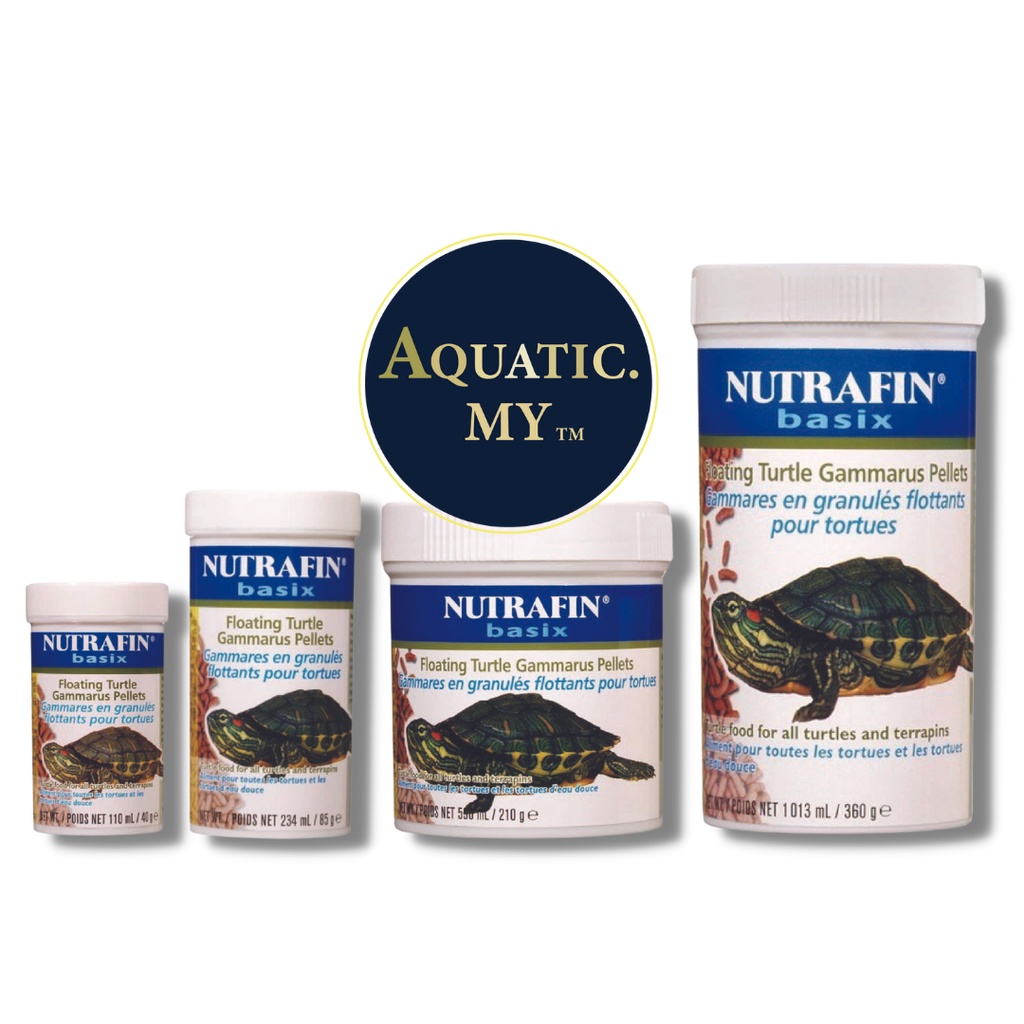 Nutrafin Basix Floating Turtle Pellets (40g/85g/210g/360g) Makanan Kura ...