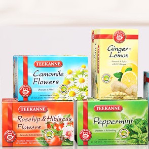 TEEKANNE: Variety Teas Green Tea / Herbal Infusions /Soothing / Cool ...
