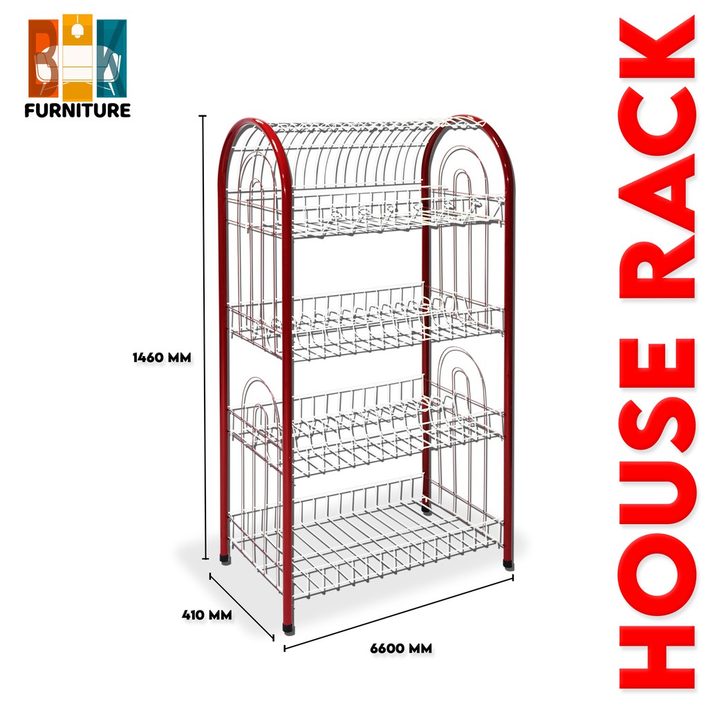 (READY STOCK) Multi Purpose Rack/ Dish Plate Rack/ Kitchen Storage ...