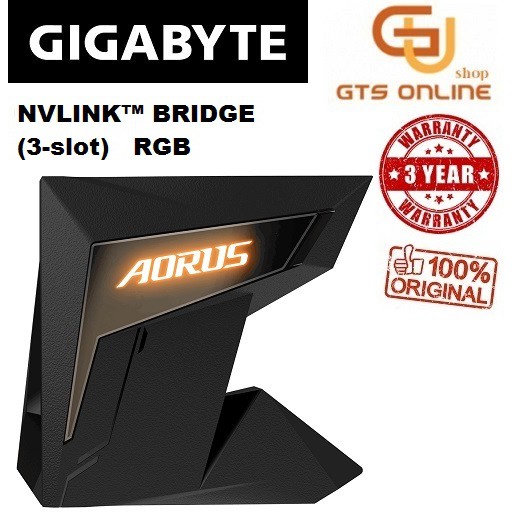 GIGABYTE AORUS NVLINK™ BRIDGE (3-Slot) # RGB 2-Way | Shopee