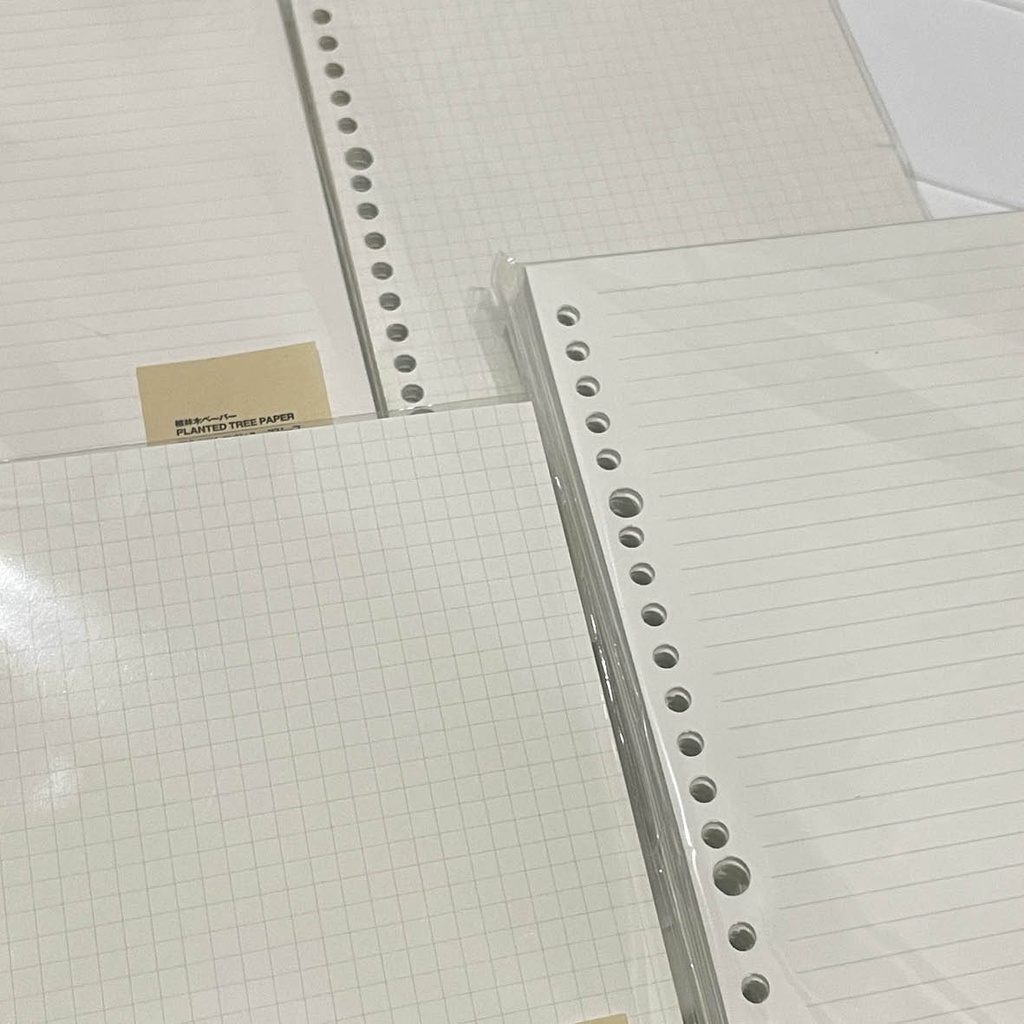 looseleaf grid line paper for file & binder / A4, B5, A5 Shopee Malaysia
