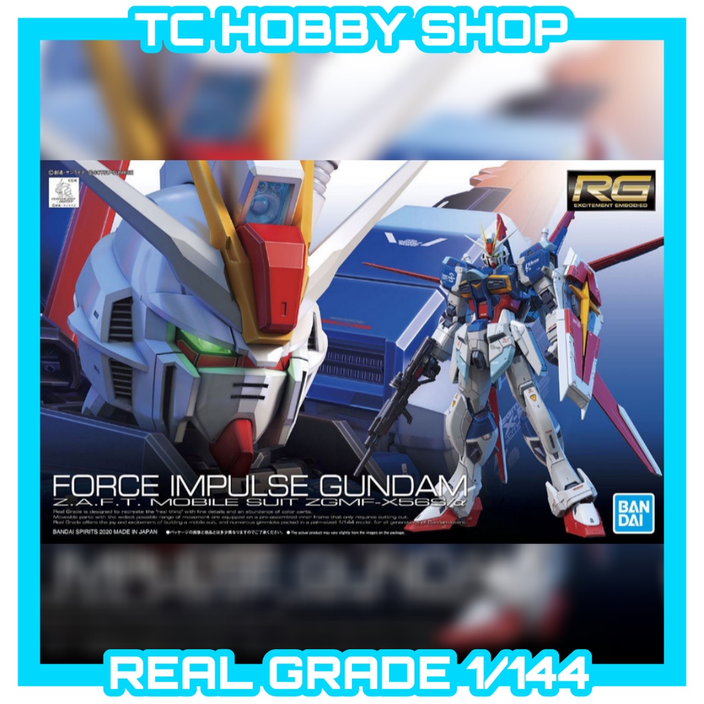 (Ready Stock) Bandai RG 1/144 Force Impulse Gundam Mobile Suit Gundam ...