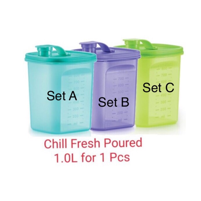 Tupperware Chill Fresh Pourer 1L (1pc) | Shopee Malaysia