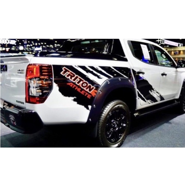 (Ready stock ) New Mitsubishi TRITON ATHLETE Car Body Sticker | Shopee ...