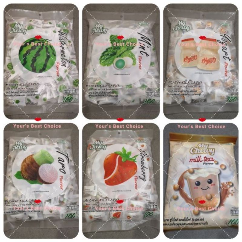 Thailand 🇹🇭 My Chewy Milk Candy 100Pcs Assorted | Shopee Malaysia