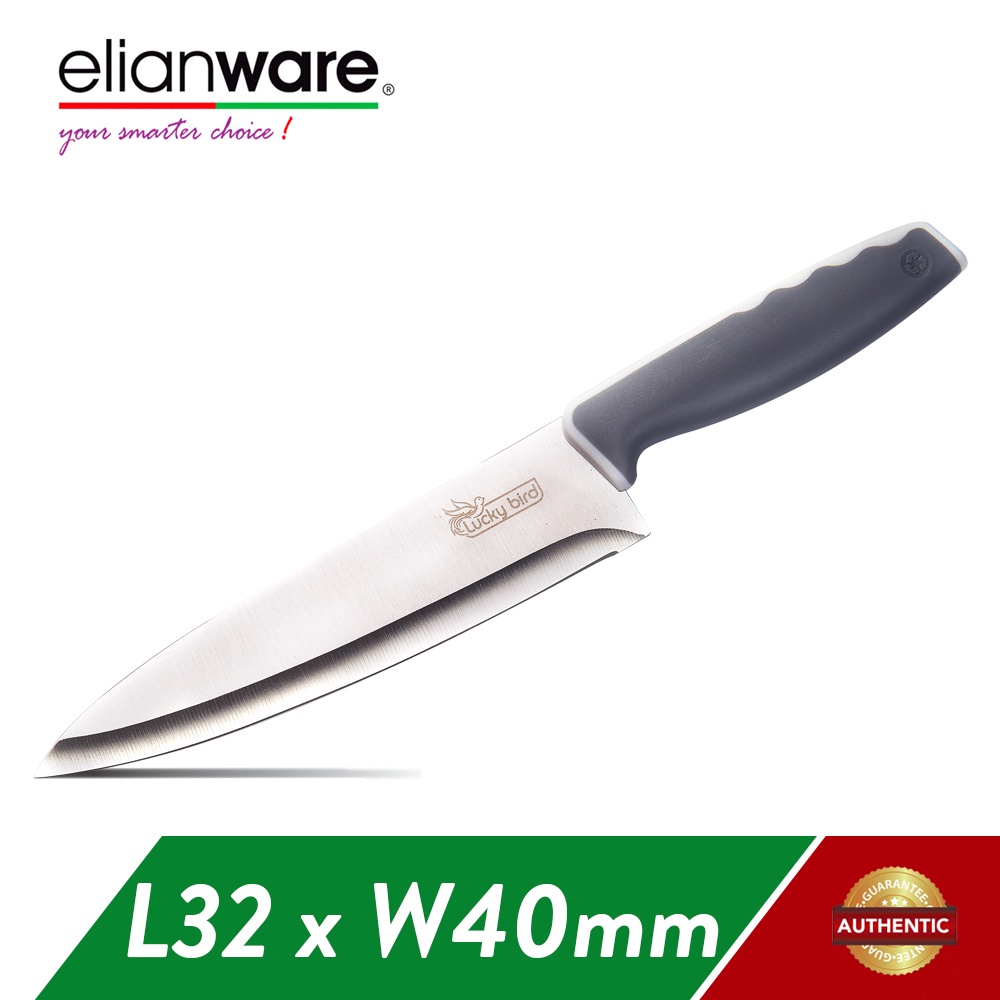 Elianware Chef Knife Stainless Steel Knife (32cm) Shopee Malaysia