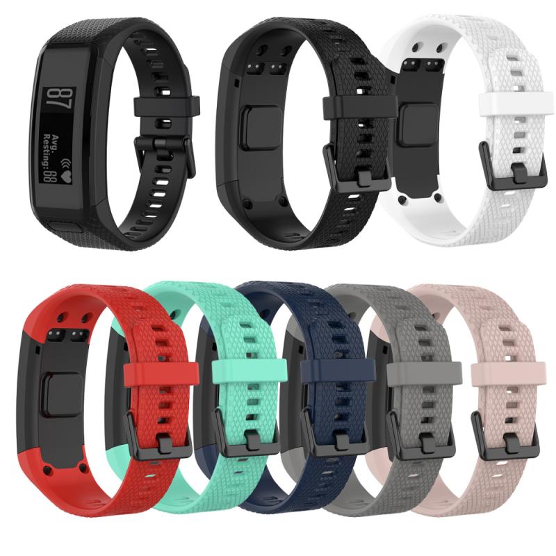 Silicone Watch Strap For Garmin Vivo Smart HR Smart Wristband Sport Bracelet Fitness Tracker Shopee Malaysia