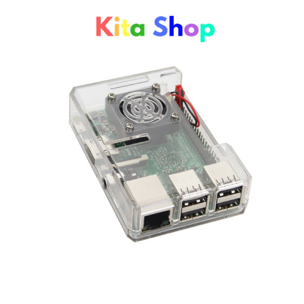Raspberry Pi 3 B/B+ Case with Cooling Fan | Shopee Malaysia