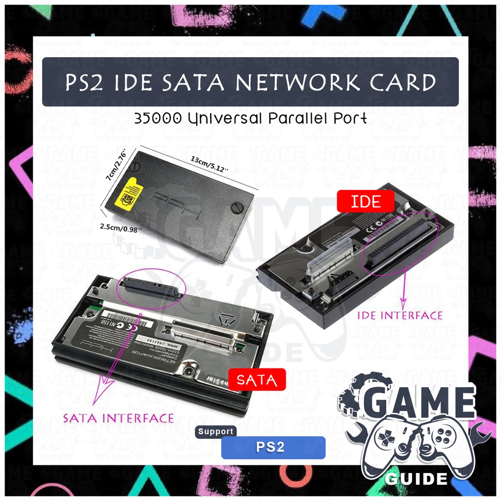PS2 IDE SATA Network Adaptor IDE SATA Interface Hard Disk HDD Adapter