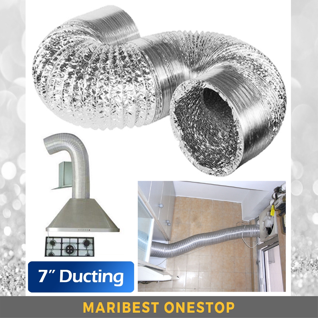 7" DOUBLE LAYER ALUMINIUM DUCTING HOSE Shopee Malaysia