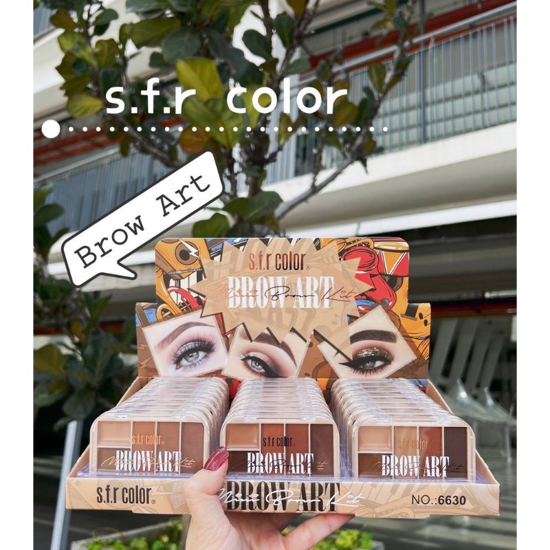 SET EYEBROW ART BY SFR COLOR/Eyebrow pallete by SFR color Shopee Malaysia