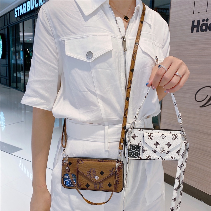 Luxury Crossbody Phone Case iPhone 11 12 13 14 Pro 6 6s 7 8 Plsu X XR