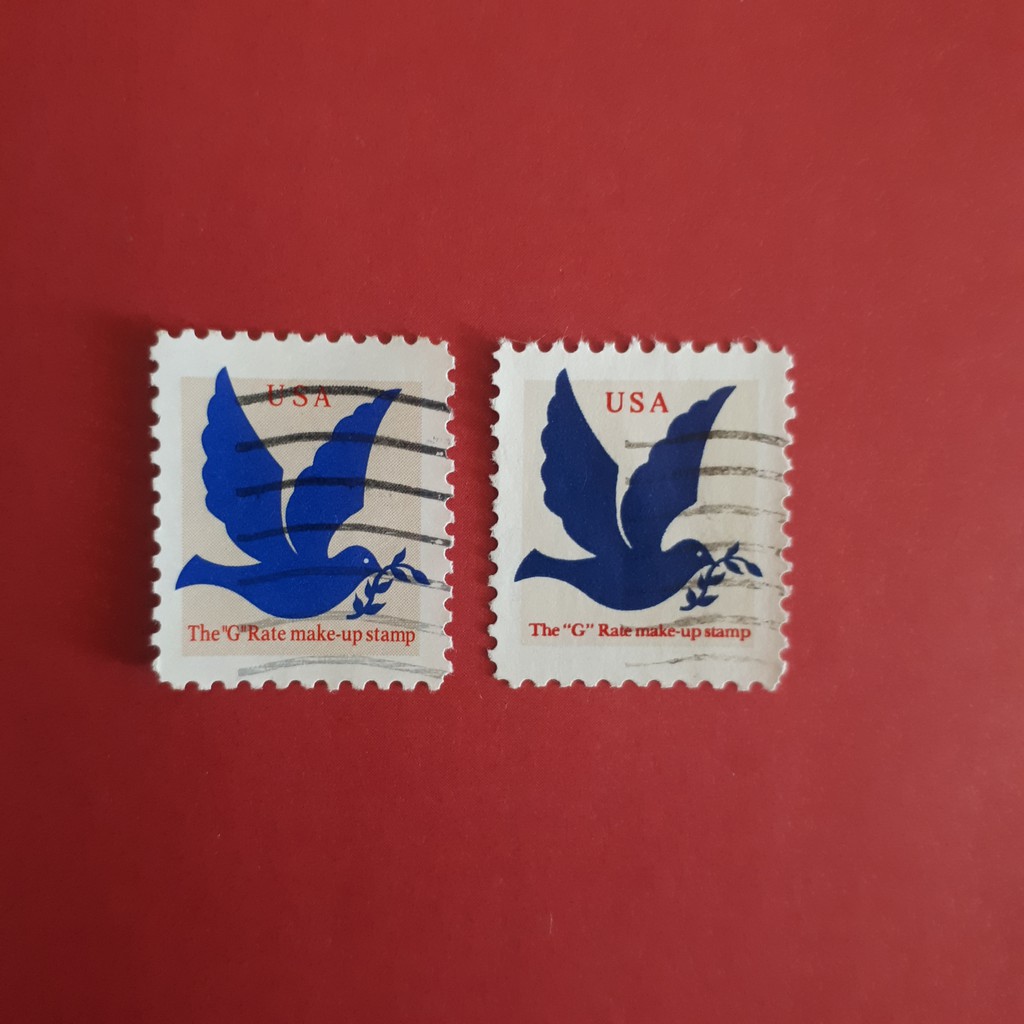 1994 USA Dove (G) Rate Makeup Stamps ( Set 2v ) Shopee Malaysia