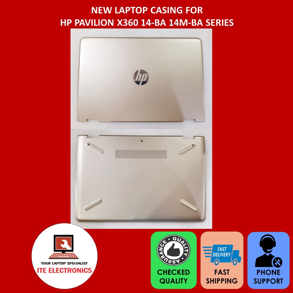 HP PAVILION X360 14 BA 14 BA063TX 14M BA SERIES FRONT CASING A FOR TOUCHSCREEN HD FULL HD VERSION BOTTOM D CASE Shopee Malaysia