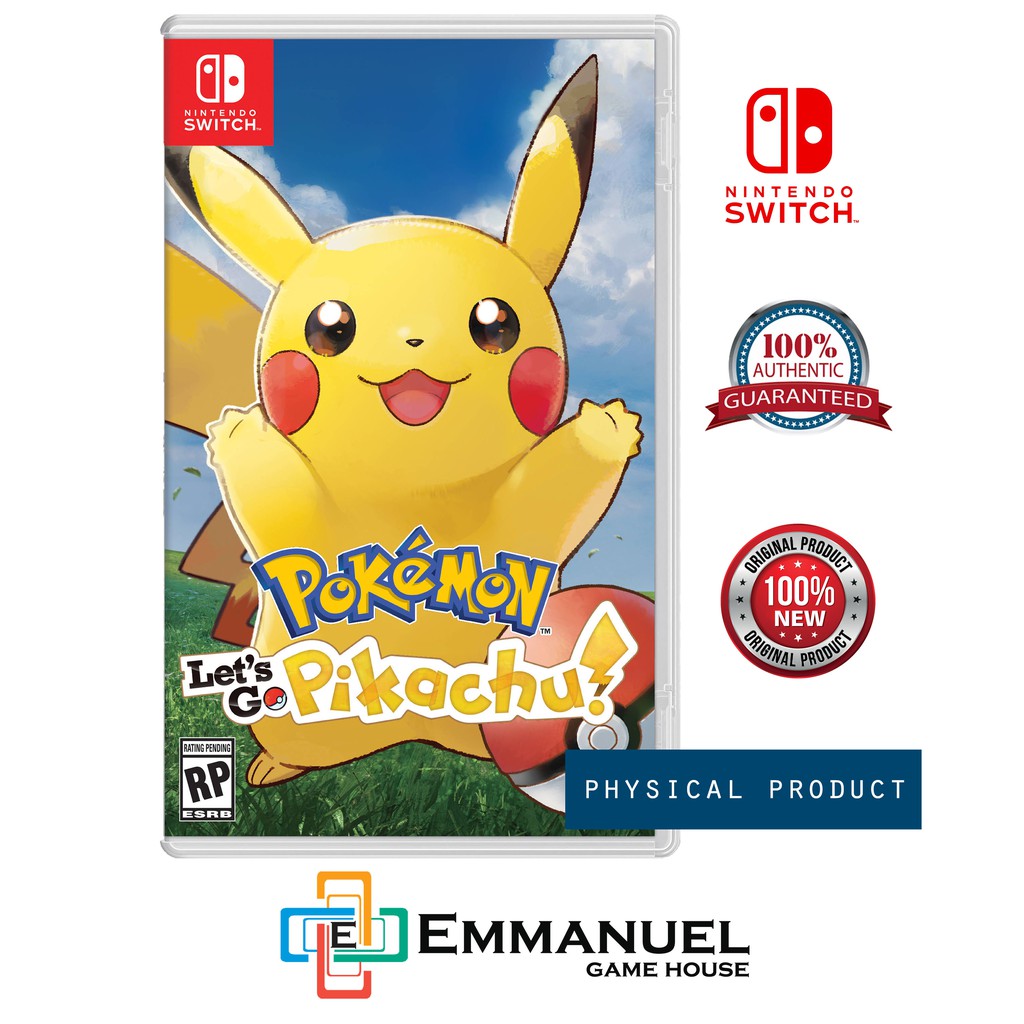 Pokemon Let's Go Pikachu / Let's Go Eevee - Nintendo Switch Game ...