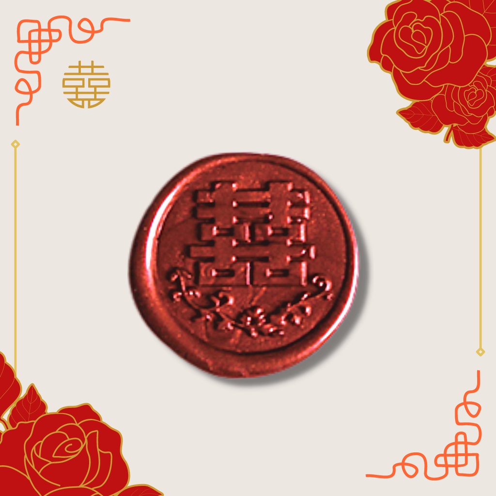 Wedding Wax Seal Stamp 结婚喜字火漆印章| Shopee Malaysia