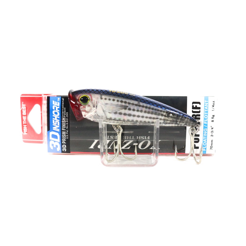Leurre De Pêche Yo-Zuri 3D Inshore Popper - 70mm Flottant - Pour