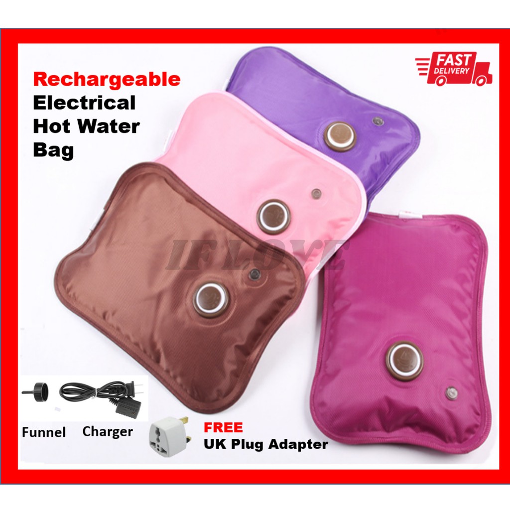 Electric Warm Water Bag Hot Water Bag Heat Bag Heat Pad Period Pain Hot Pad Back Pain Hot Pad
