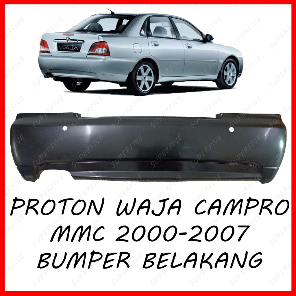 Proton Waja Old Mmc Campro Cps Rear Bumper Bumper Belakang