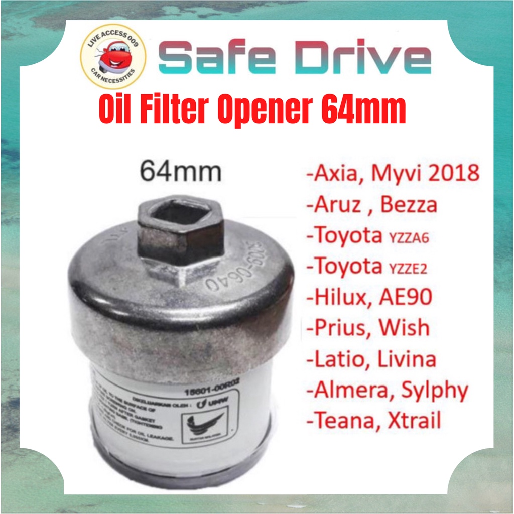 LA Oil Filter Opener 64mm for Perodua Aruz / Axia / Bezza / Myvi (2018