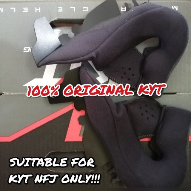 【100 ORIGINAL】HELMET PADDING KYT NFJ FOR HELMET KYT NFJ TOPI KELEDAR
