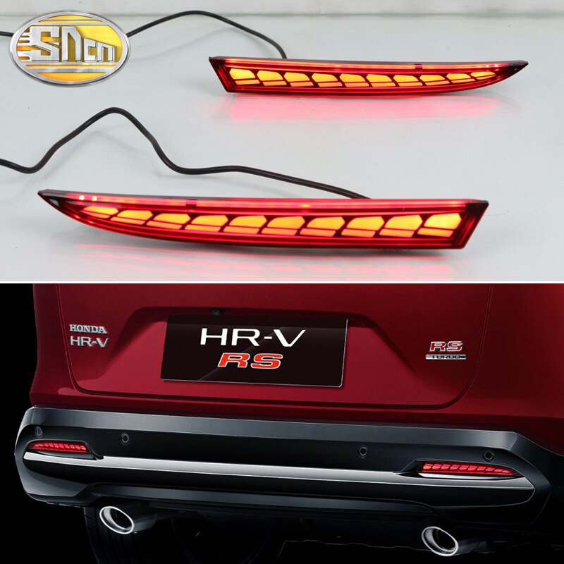 Car LED Rear Bumper Reflector Driving Brake Lights Tail Lamp for HR-V