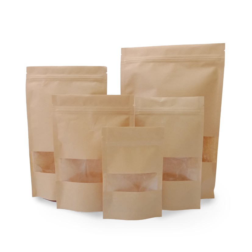 50pcs READY STOCK ZIPLOCK PAPER BAG FOOD PACKAGING NEW